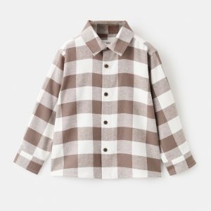 Cotton checked shirt