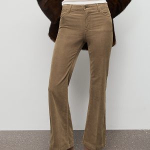 Corduroy flared jeans