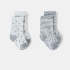 2 pack patterned socks