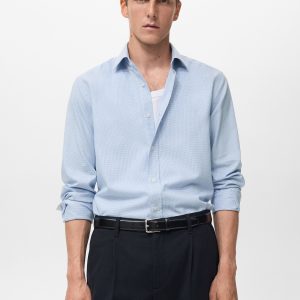 100% cotton flannel regular-fit shirt