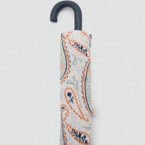 Paisley-print umbrella