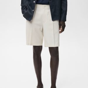 100% linen bermuda shorts