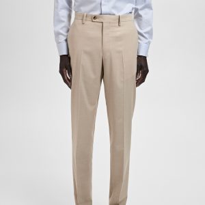 Milan slim-fit suit pants