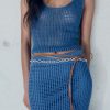Crochet long skirt