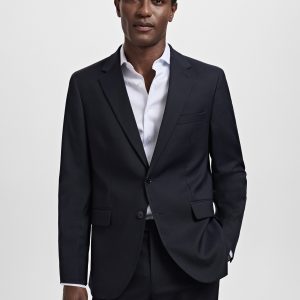 Milan slim-fit suit blazer