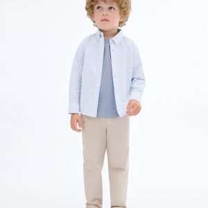 Drawstring cotton pants