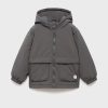 Hood puffer coat