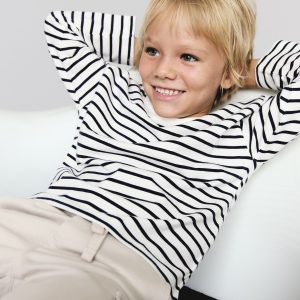 Striped cotton T-shirt