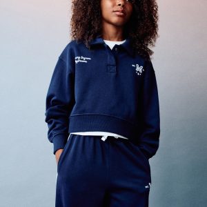 Joggers with side stripe