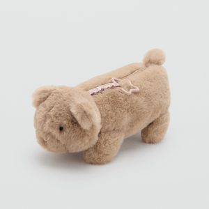 Teddy bear fur-effect case