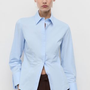 Slim-fit poplin shirt