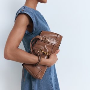 Denim dress with seam detail