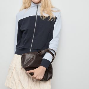 Two-tone fitted jacket