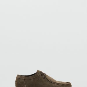 Suede nautical shoes