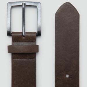 Faux-leather belt