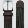 Braided elastic belt