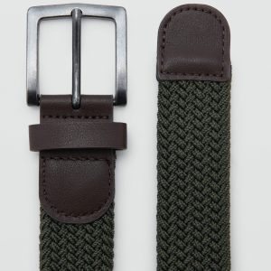 Braided elastic belt