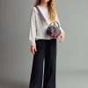 Cotton culotte pants