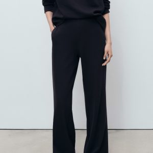 Cotton jogger-style trousers