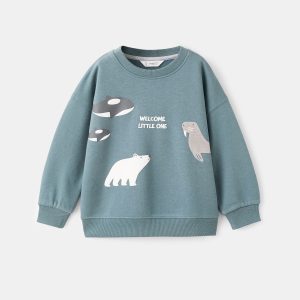 Animal-print sweatshirt