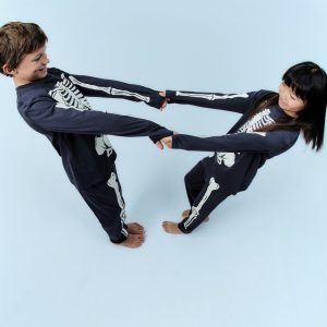 Glow in the dark skeleton pyjama