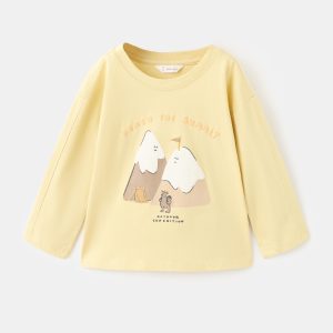 Printed long sleeve t-shirt