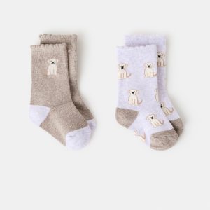 2 pack patterned socks