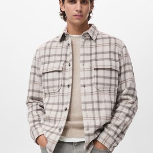 Check flannel overshirt