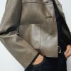 Faux-effect jacket with pockets