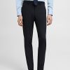 Stretch fabric super slim-fit suit trousers