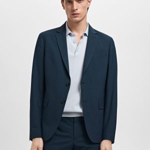 Super slim-fit suit jacket in stretch fabric