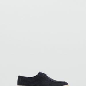 Suede nautical shoes