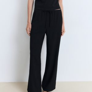 Asymmetrical draped top with straps