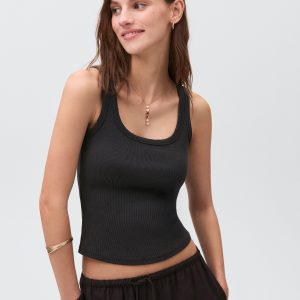 Knit strap top