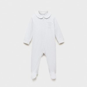 Striped bodysuit pyjamas