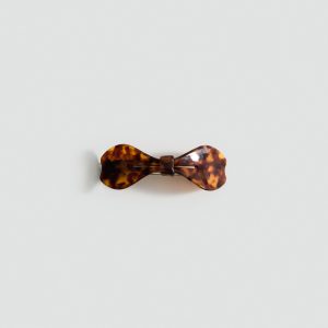 Tortoiseshell bow hair clip