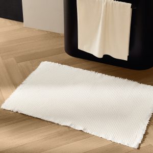 Cotton waffle bath rug