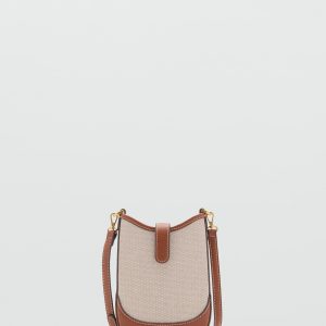 Canvas crossbody cell phone case