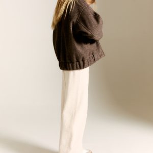 Straight cotton pants