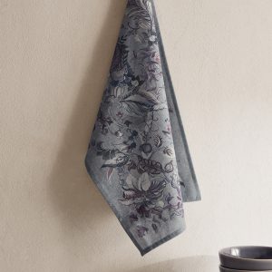 Cotton-linen printed dish cloth