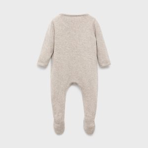 Jumpsuit with cross-over stitch