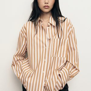 Oversize striped shirt