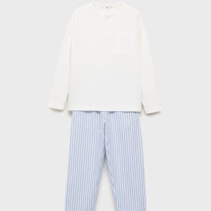 Striped long pyjamas