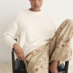 Bouclé-effect sweater