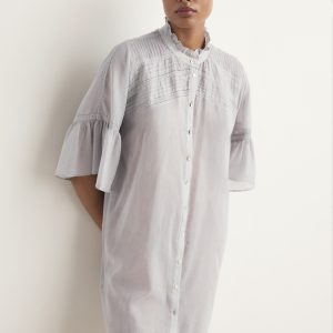 Short-sleeved cotton nightdress