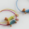 Set of 3 dog-themed bracelets