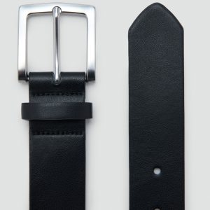 Faux-leather belt