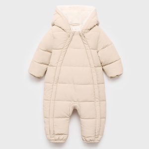 Sherpa hooded jumpsuit
