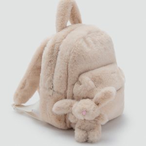Bunny fur backpack