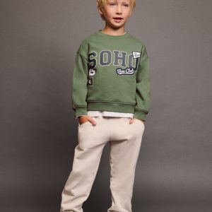 Cotton drawstring joggers